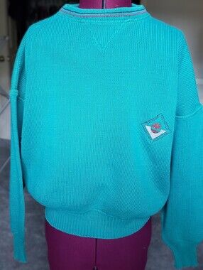 100% Cotton Italian-made vintage Timberland Weathergear sweater